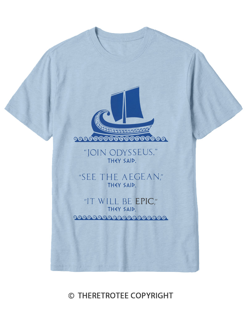 TheRetroTee Join Odysseus Cotton T-Shirt