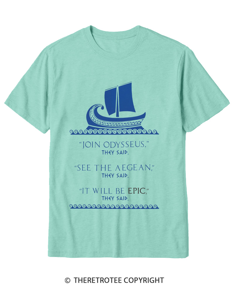 TheRetroTee Join Odysseus Cotton T-Shirt