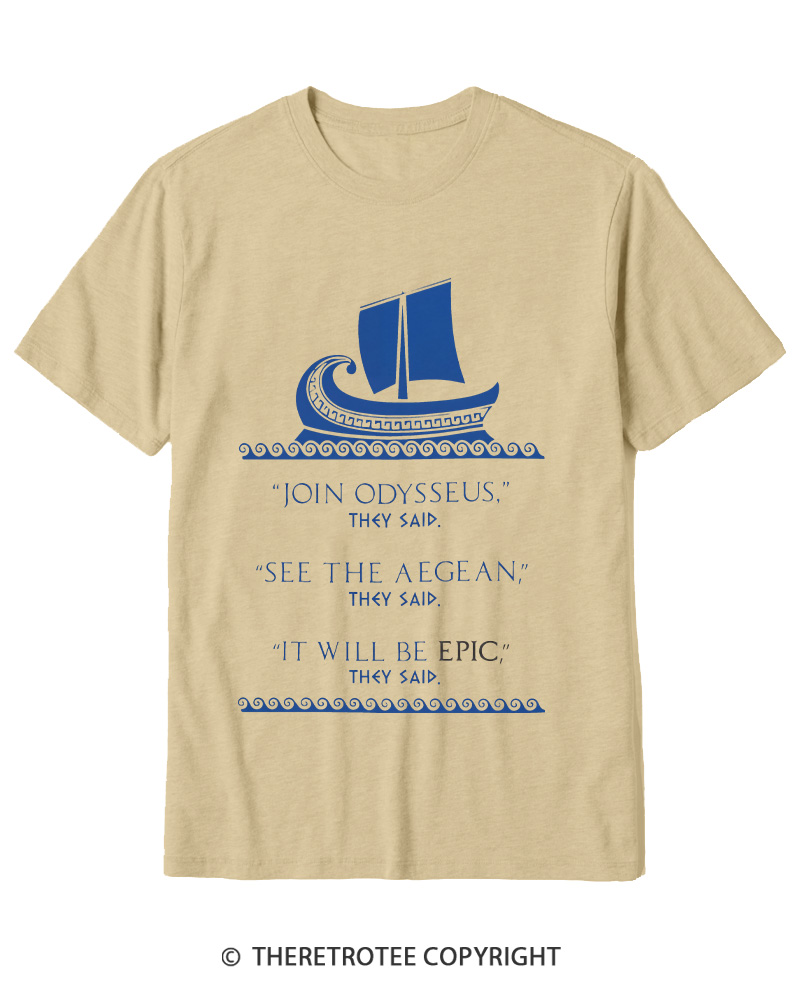 TheRetroTee Join Odysseus Cotton T-Shirt