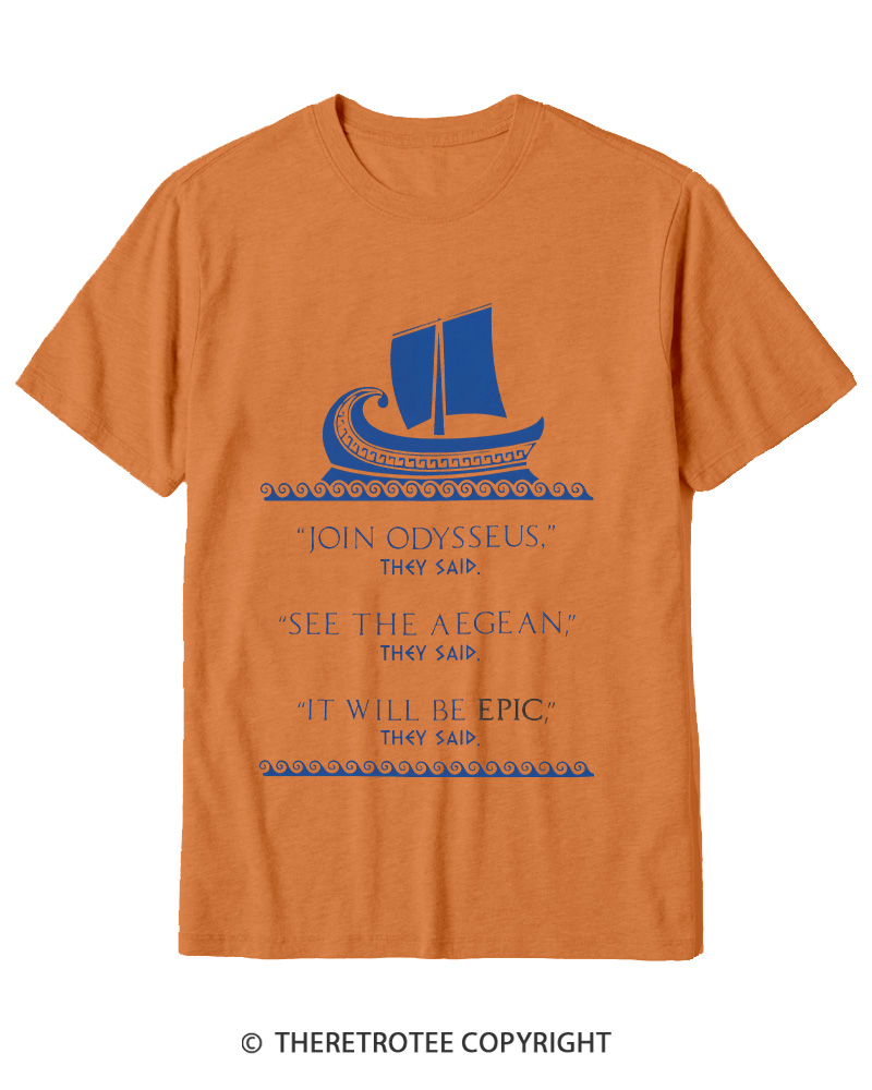 TheRetroTee Join Odysseus Cotton T-Shirt