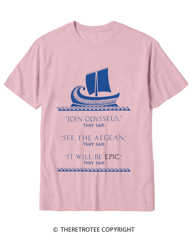 TheRetroTee Join Odysseus Cotton T-Shirt