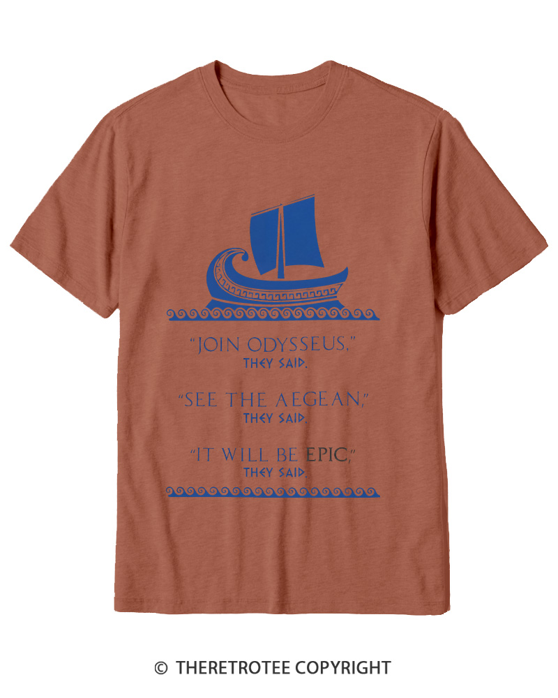 TheRetroTee Join Odysseus Cotton T-Shirt