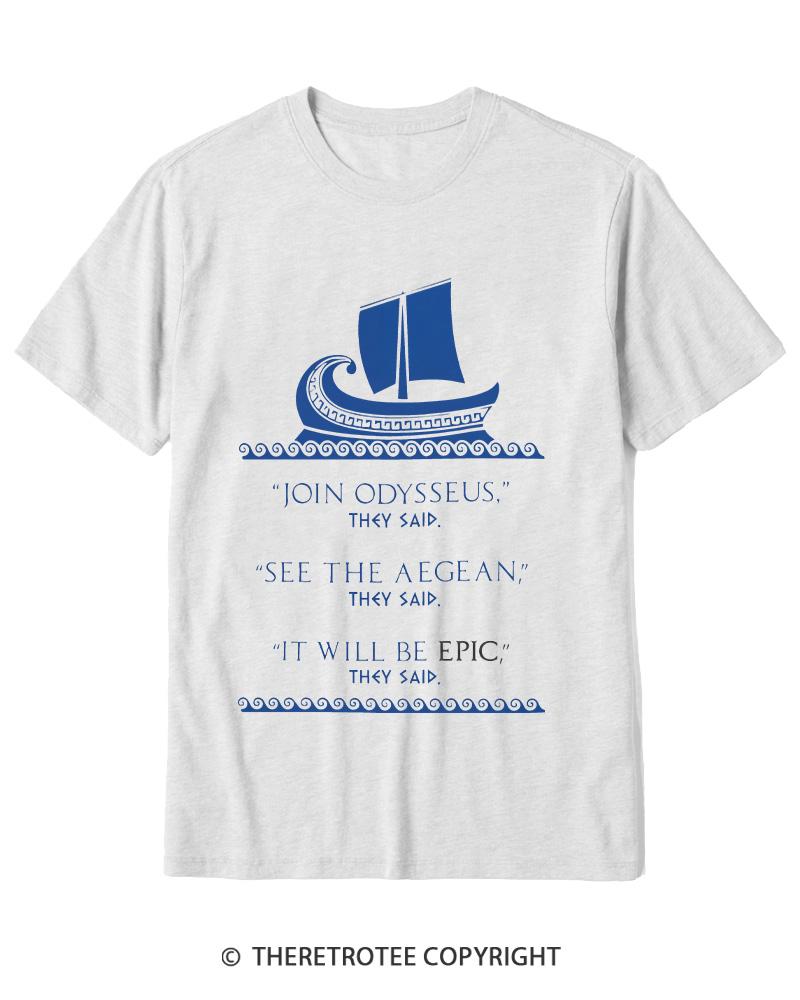 TheRetroTee Join Odysseus Cotton T-Shirt