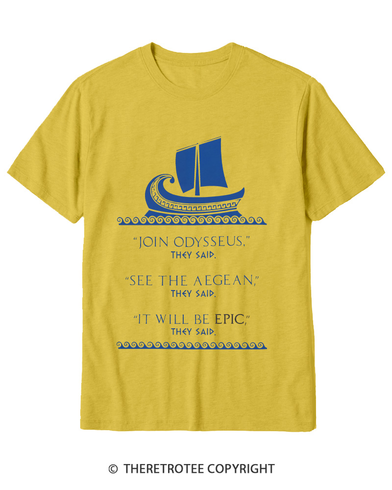 TheRetroTee Join Odysseus Cotton T-Shirt