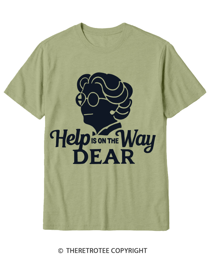 TheRetroTee Help Is On The Way 1990s Cotton T-Shirt