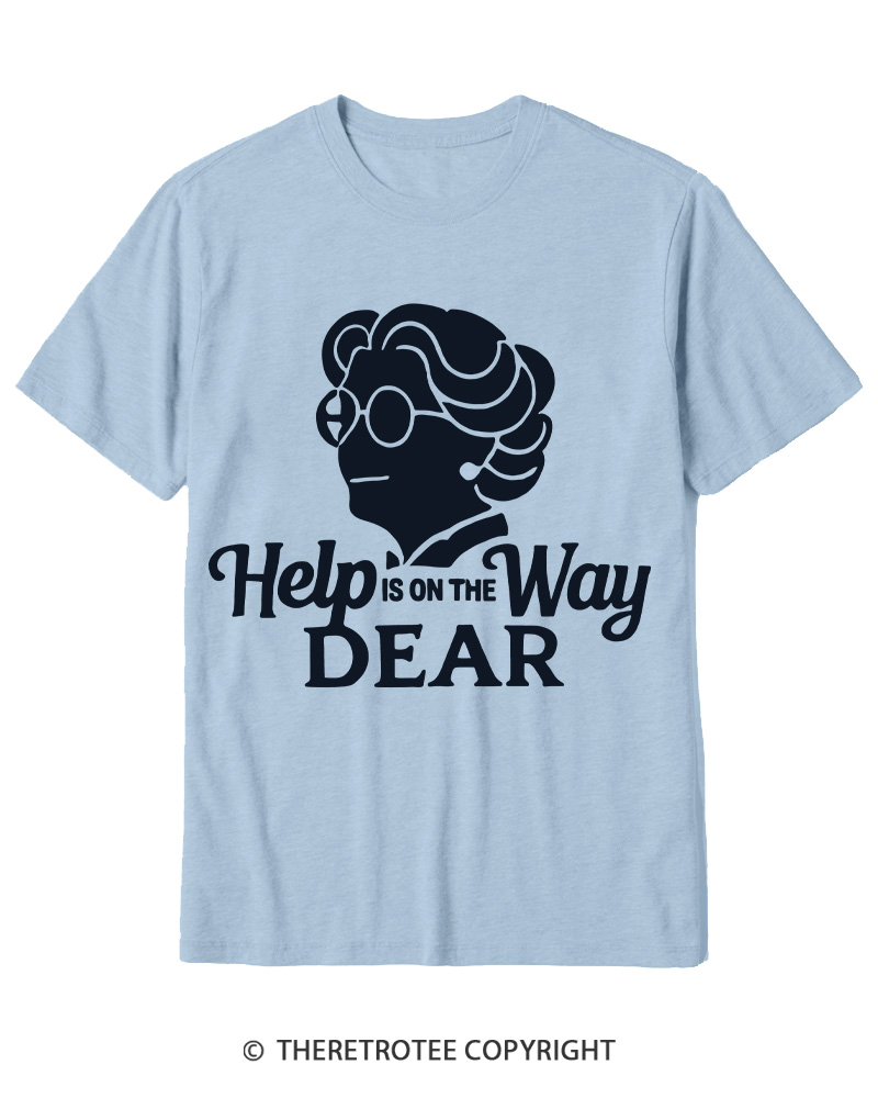 TheRetroTee Help Is On The Way 1990s Cotton T-Shirt
