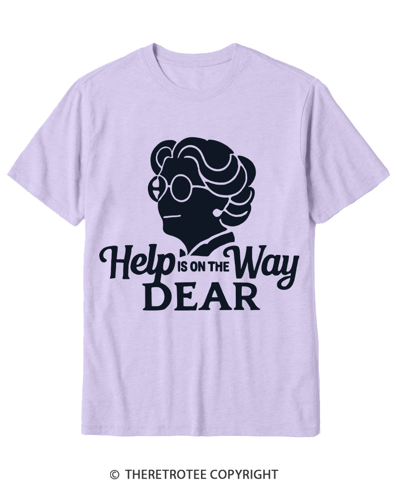 TheRetroTee Help Is On The Way 1990s Cotton T-Shirt