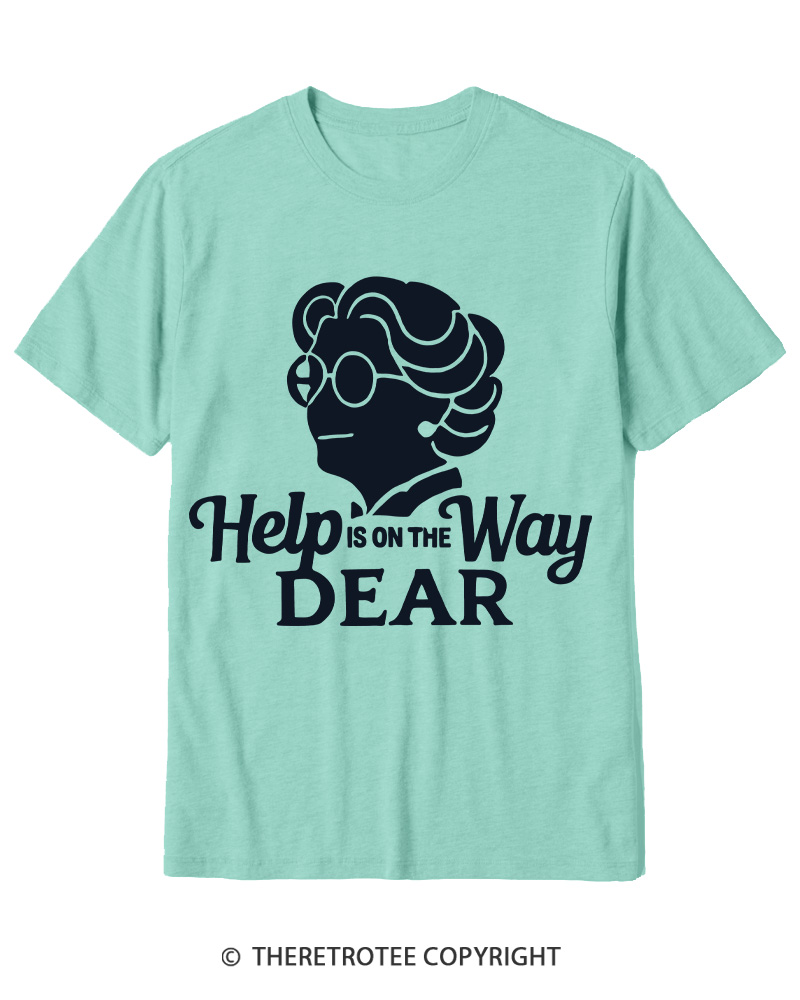 TheRetroTee Help Is On The Way 1990s Cotton T-Shirt