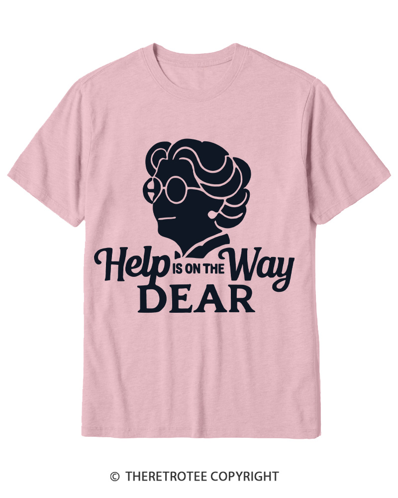 TheRetroTee Help Is On The Way 1990s Cotton T-Shirt