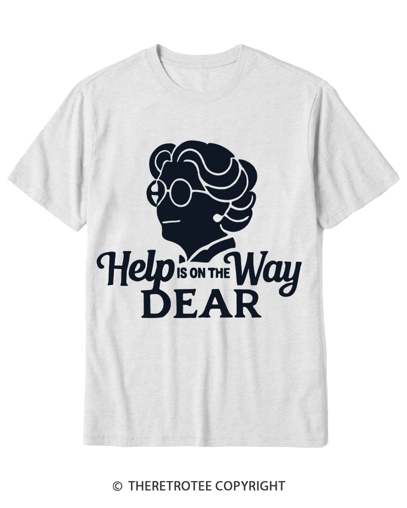 TheRetroTee Help Is On The Way 1990s Cotton T-Shirt