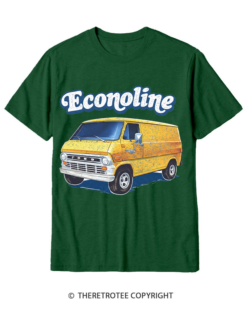 TheRetroTee 1970s Econoline Van Cotton T-Shirt