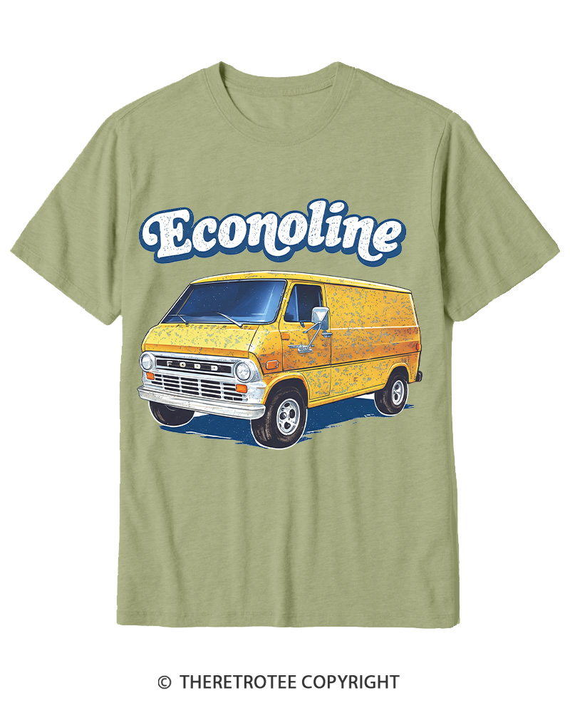 TheRetroTee 1970s Econoline Van Cotton T-Shirt