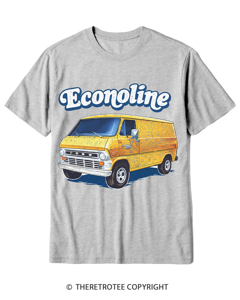 TheRetroTee 1970s Econoline Van Cotton T-Shirt
