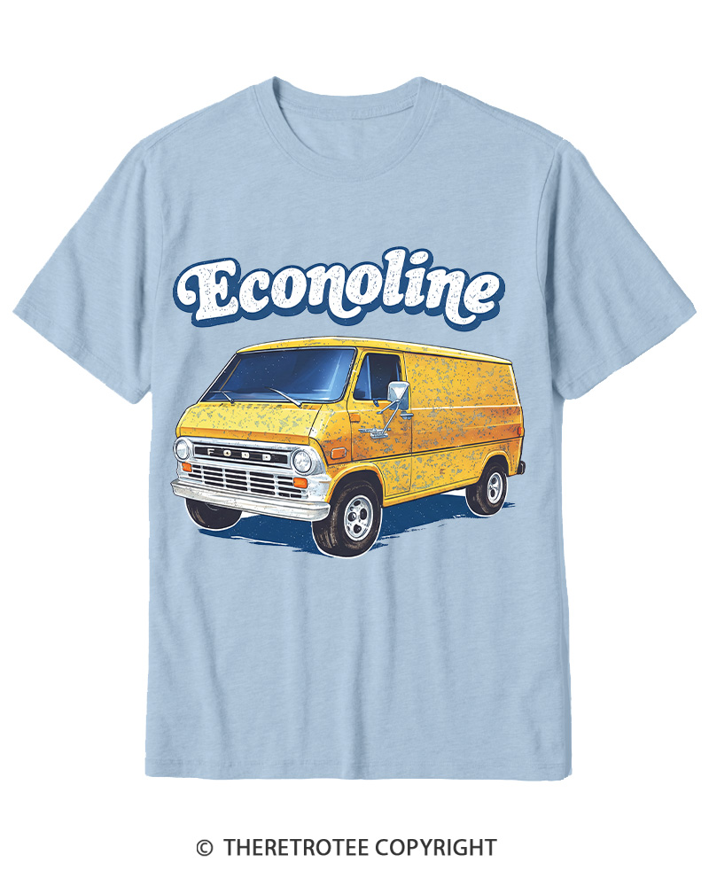 TheRetroTee 1970s Econoline Van Cotton T-Shirt