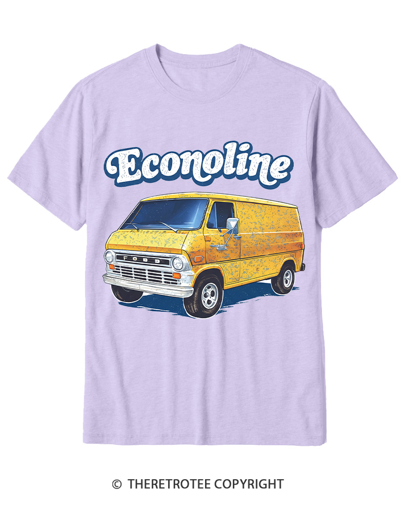TheRetroTee 1970s Econoline Van Cotton T-Shirt