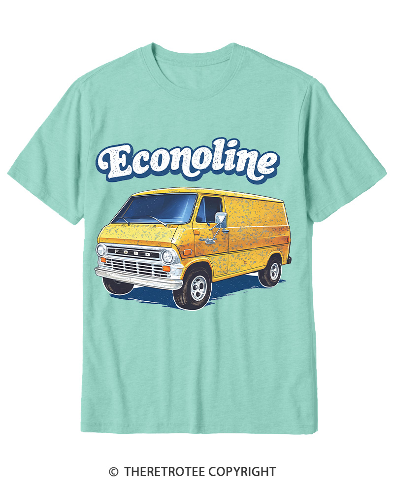 TheRetroTee 1970s Econoline Van Cotton T-Shirt
