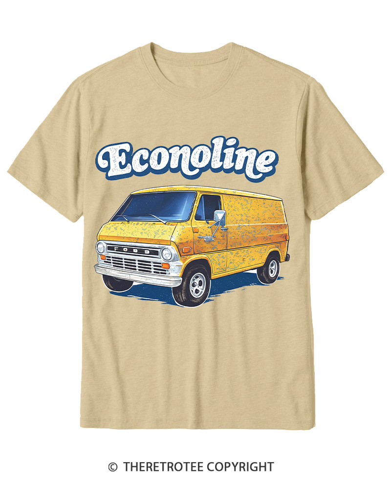 TheRetroTee 1970s Econoline Van Cotton T-Shirt