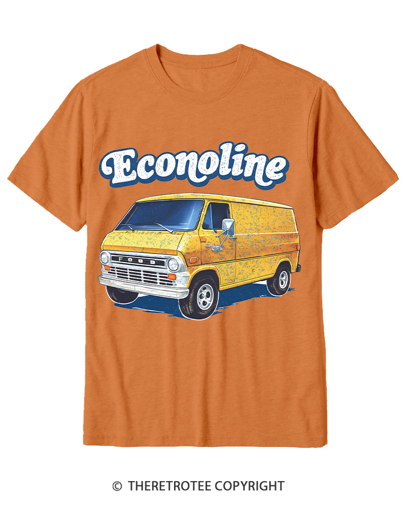 TheRetroTee 1970s Econoline Van Cotton T-Shirt
