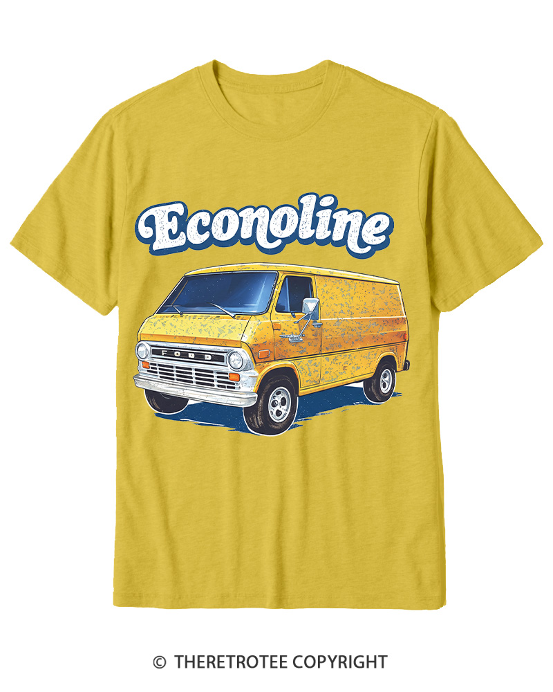 TheRetroTee 1970s Econoline Van Cotton T-Shirt