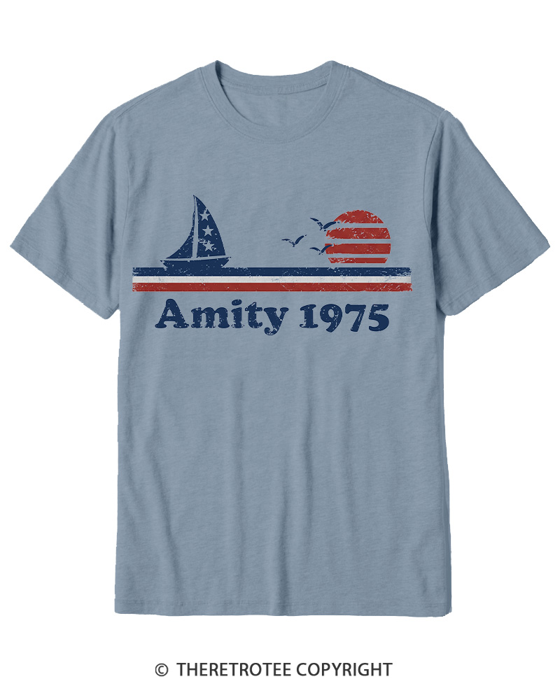 TheRetroTee Amity 1970s Cotton T-Shirt