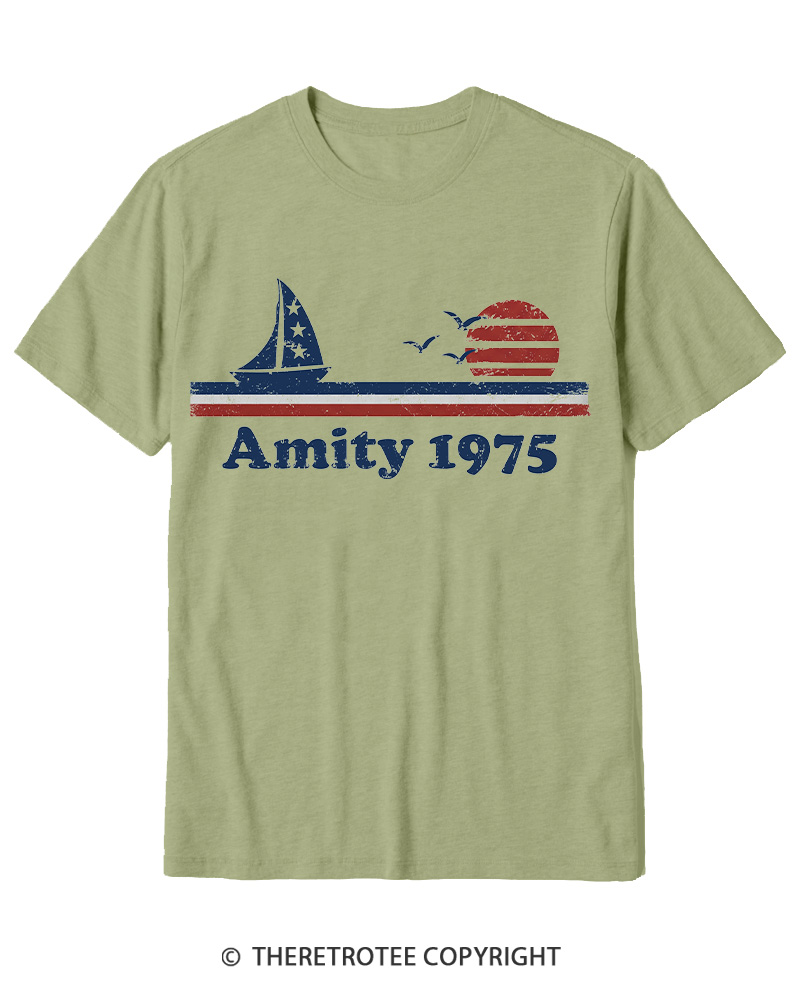TheRetroTee Amity 1970s Cotton T-Shirt