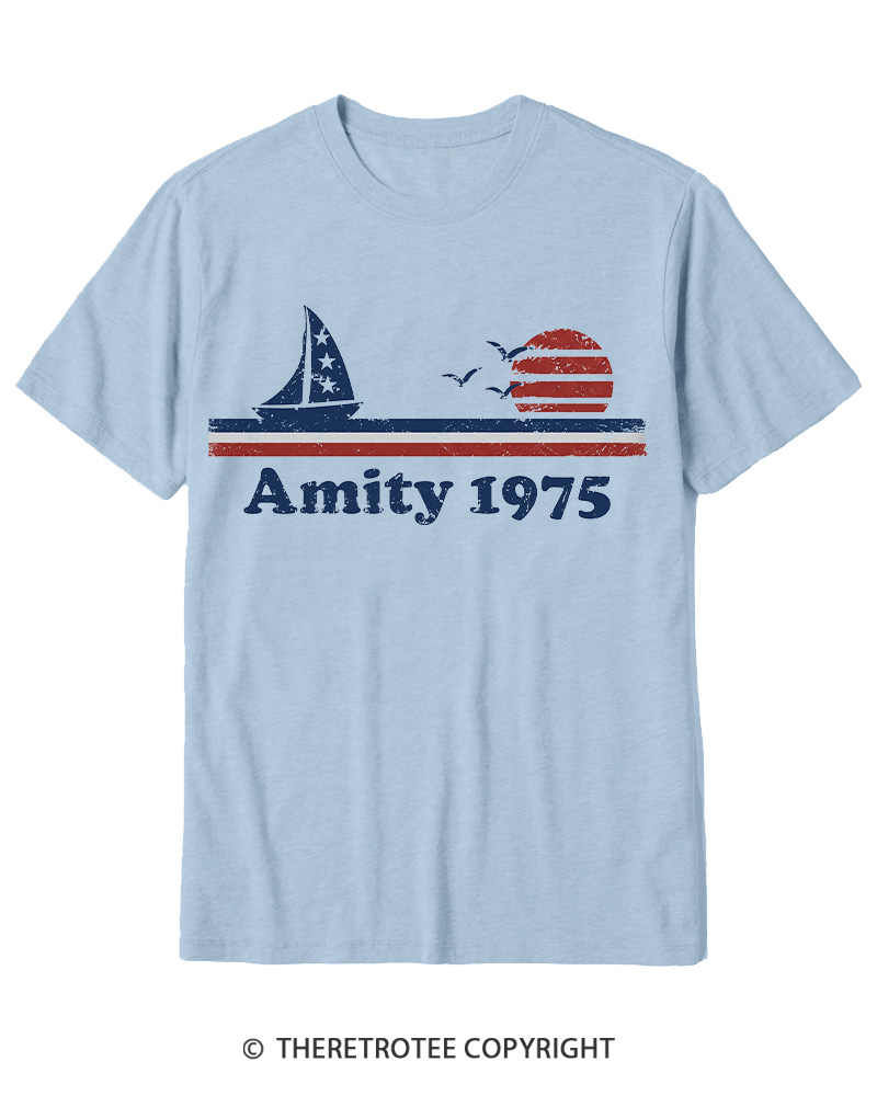 TheRetroTee Amity 1970s Cotton T-Shirt