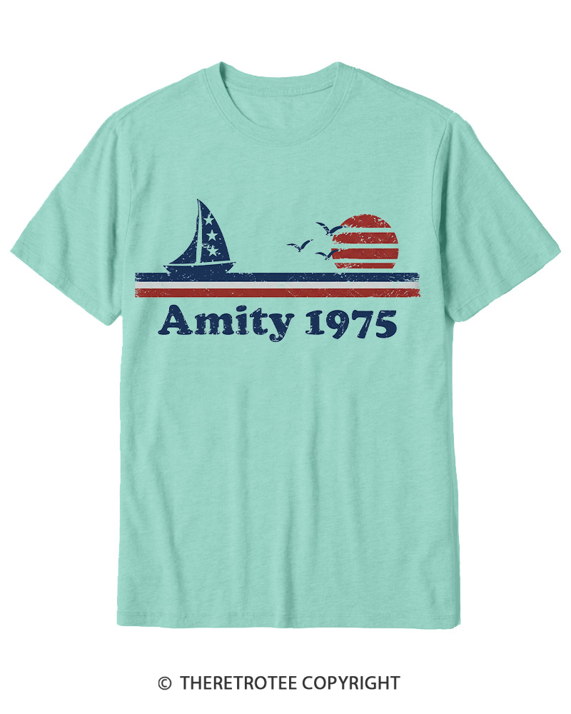 TheRetroTee Amity 1970s Cotton T-Shirt