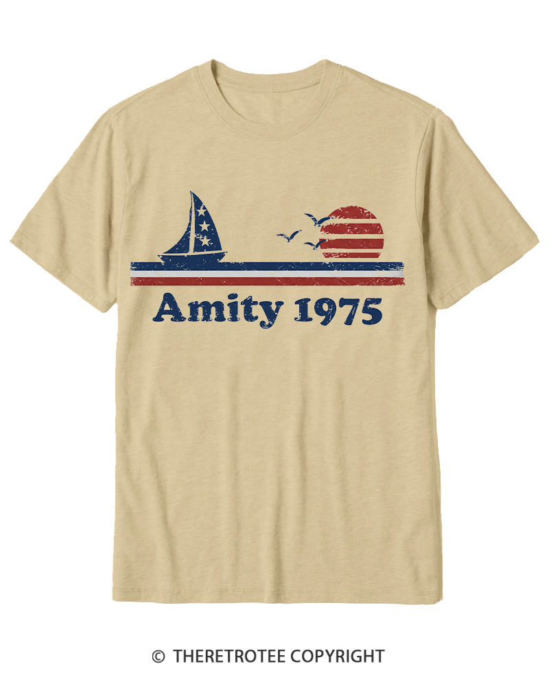 TheRetroTee Amity 1970s Cotton T-Shirt