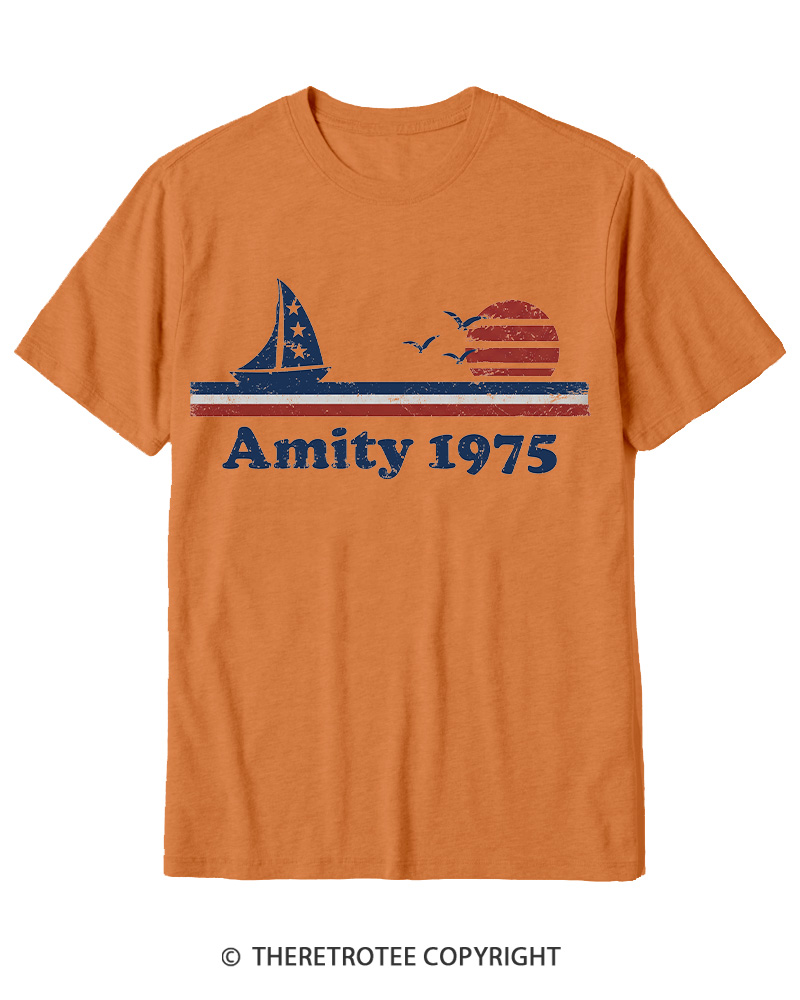 TheRetroTee Amity 1970s Cotton T-Shirt