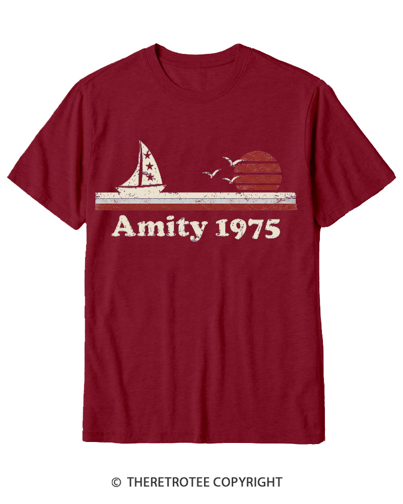 TheRetroTee Amity 1970s Cotton T-Shirt