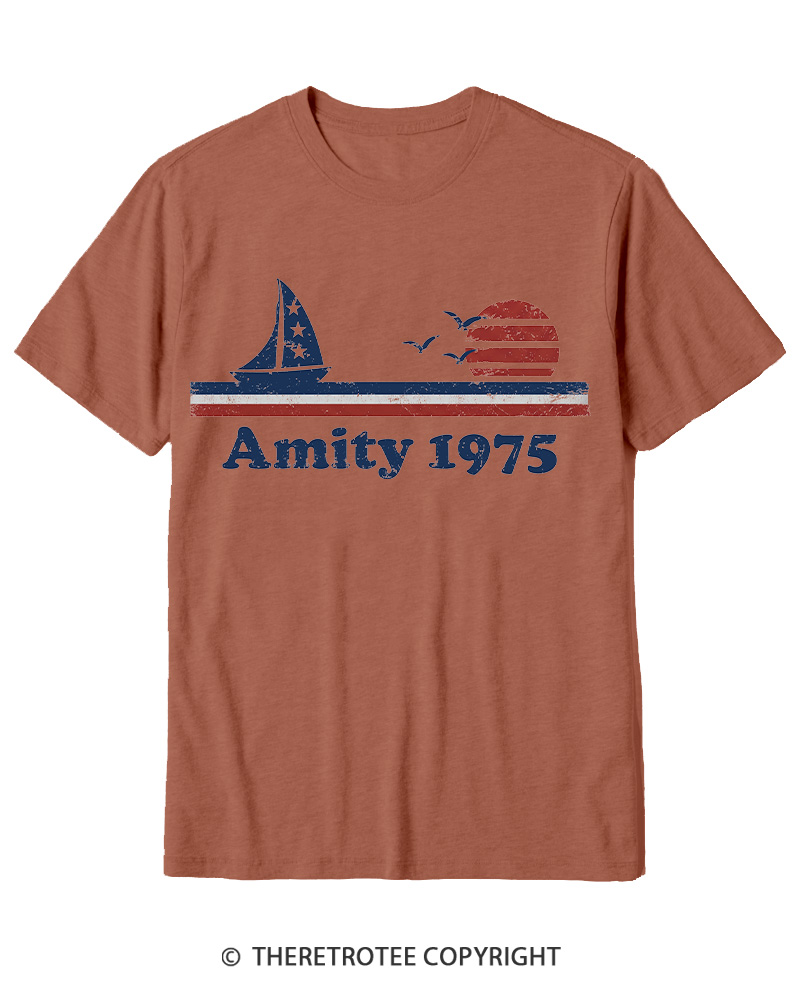TheRetroTee Amity 1970s Cotton T-Shirt