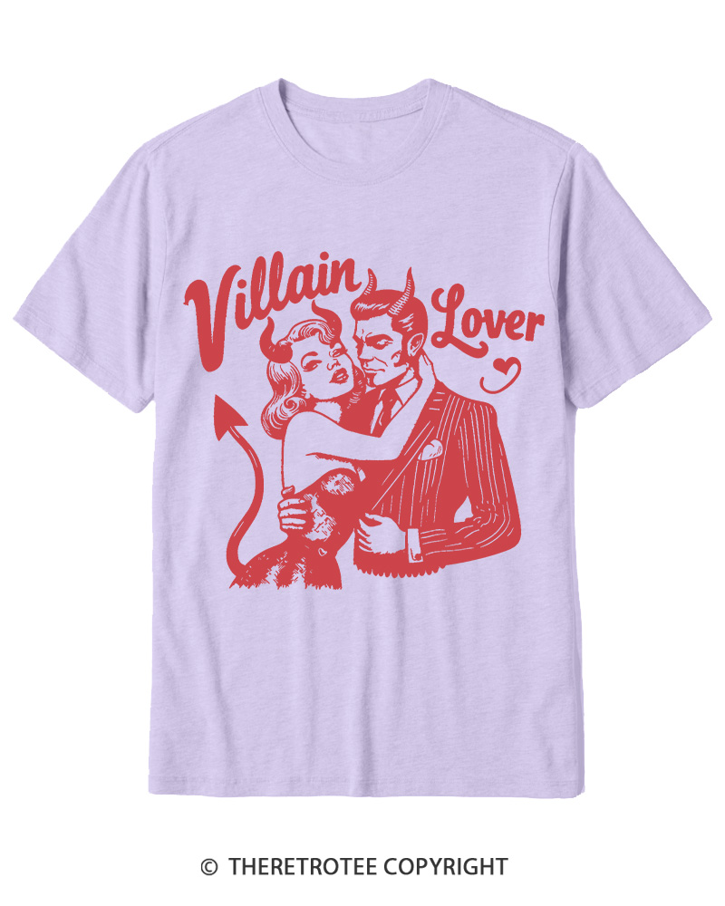 TheRetroTee Villain Lover Gothic Cotton T-Shirt
