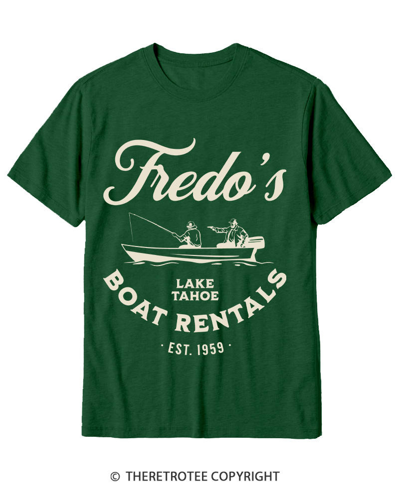 TheRetroTee EST.1959 Frankie’s Boat Rentals 1970s Cotton T-Shirt