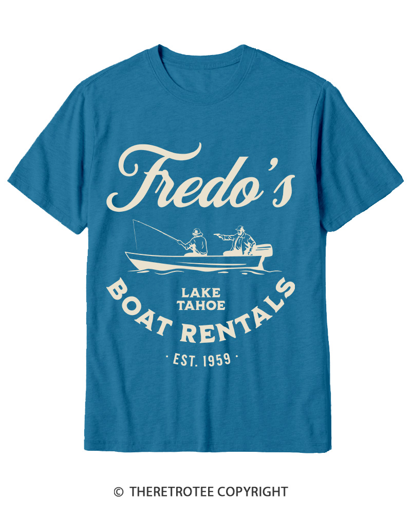 TheRetroTee EST.1959 Frankie’s Boat Rentals 1970s Cotton T-Shirt