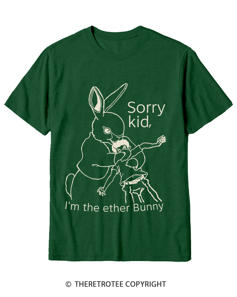 TheRetroTee I’m The Ether Bunny 1990s Cotton T-Shirt