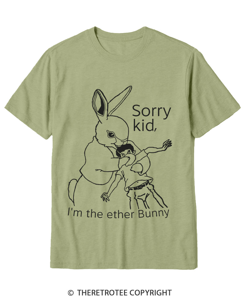 TheRetroTee I’m The Ether Bunny 1990s Cotton T-Shirt