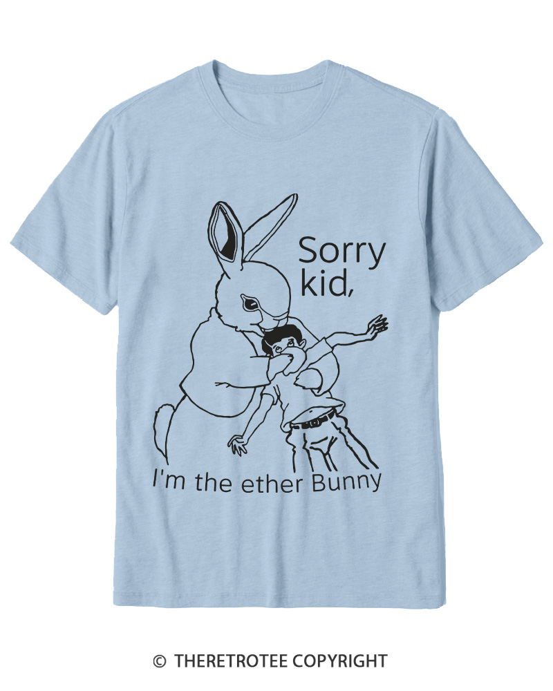 TheRetroTee I’m The Ether Bunny 1990s Cotton T-Shirt