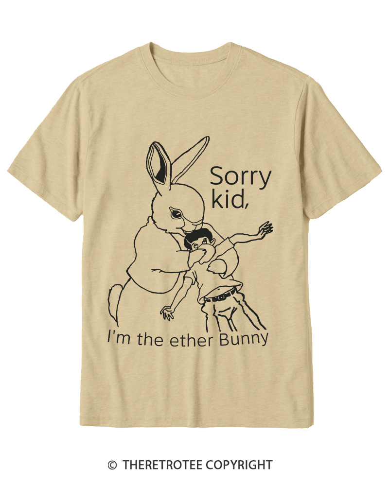 TheRetroTee I’m The Ether Bunny 1990s Cotton T-Shirt