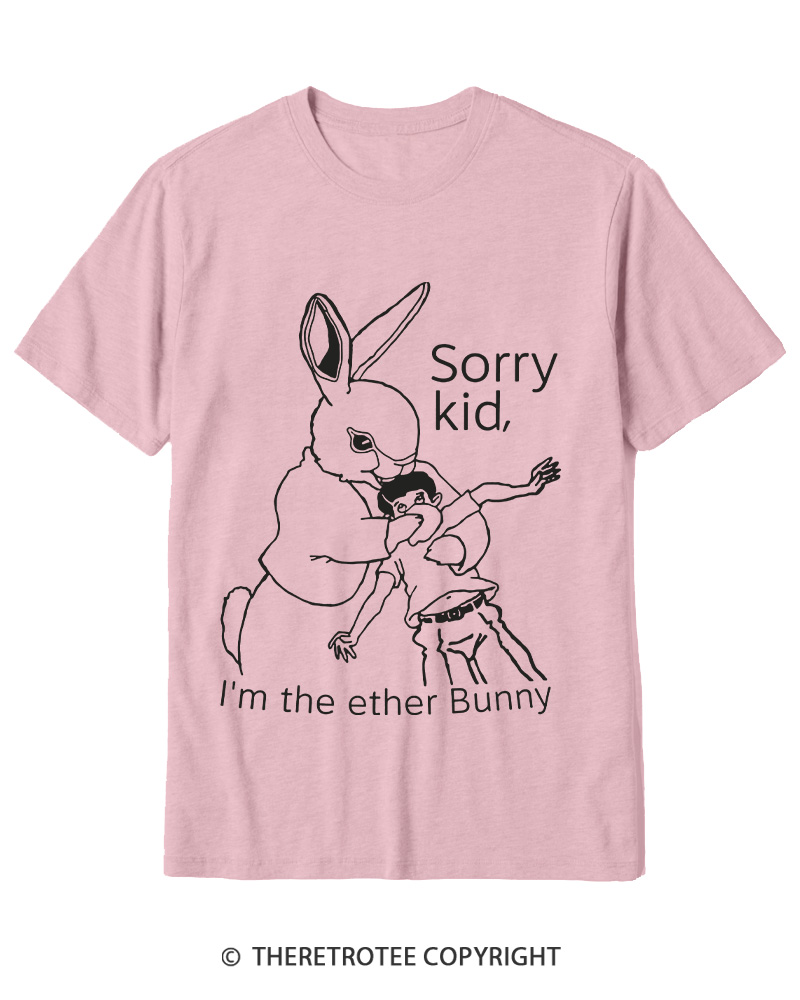 TheRetroTee I’m The Ether Bunny 1990s Cotton T-Shirt