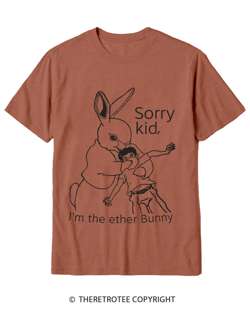 TheRetroTee I’m The Ether Bunny 1990s Cotton T-Shirt