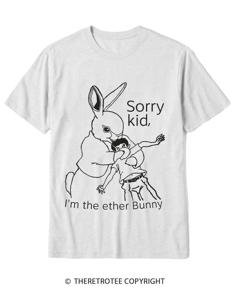 TheRetroTee I’m The Ether Bunny 1990s Cotton T-Shirt