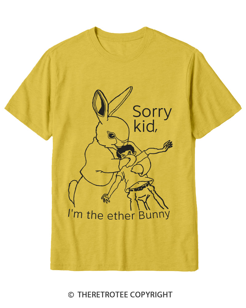 TheRetroTee I’m The Ether Bunny 1990s Cotton T-Shirt