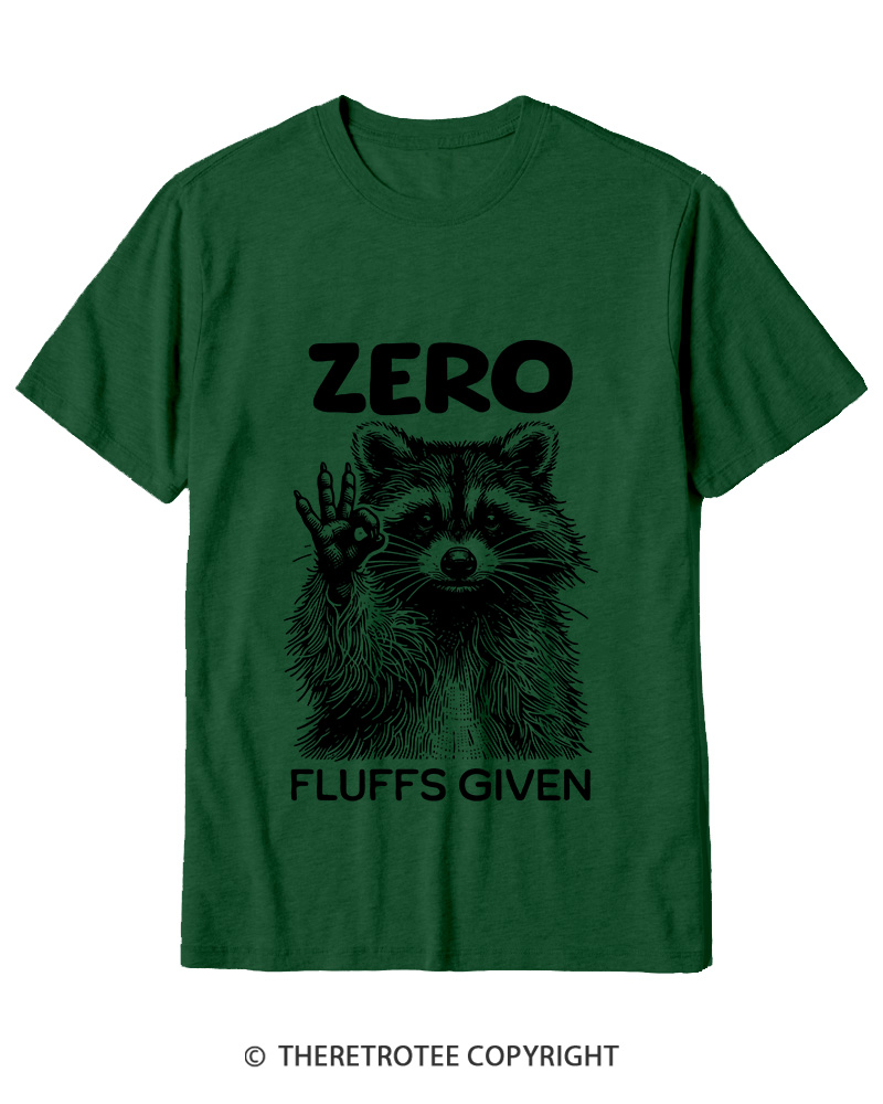 TheRetroTee Zero Fluffs Given 1980s Cotton T-Shirt