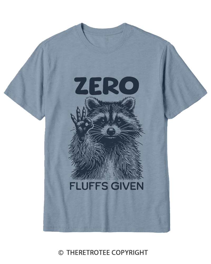 TheRetroTee Zero Fluffs Given 1980s Cotton T-Shirt