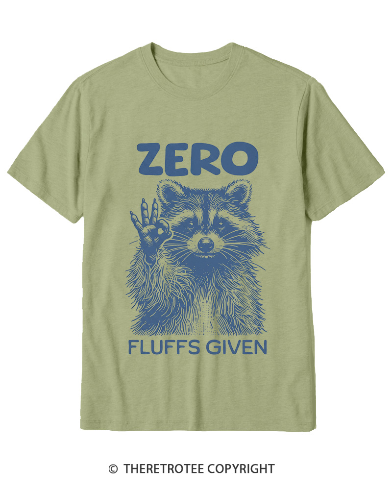 TheRetroTee Zero Fluffs Given 1980s Cotton T-Shirt