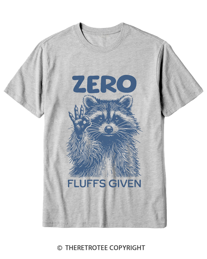 TheRetroTee Zero Fluffs Given 1980s Cotton T-Shirt