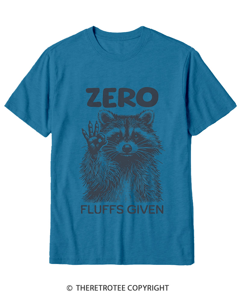 TheRetroTee Zero Fluffs Given 1980s Cotton T-Shirt