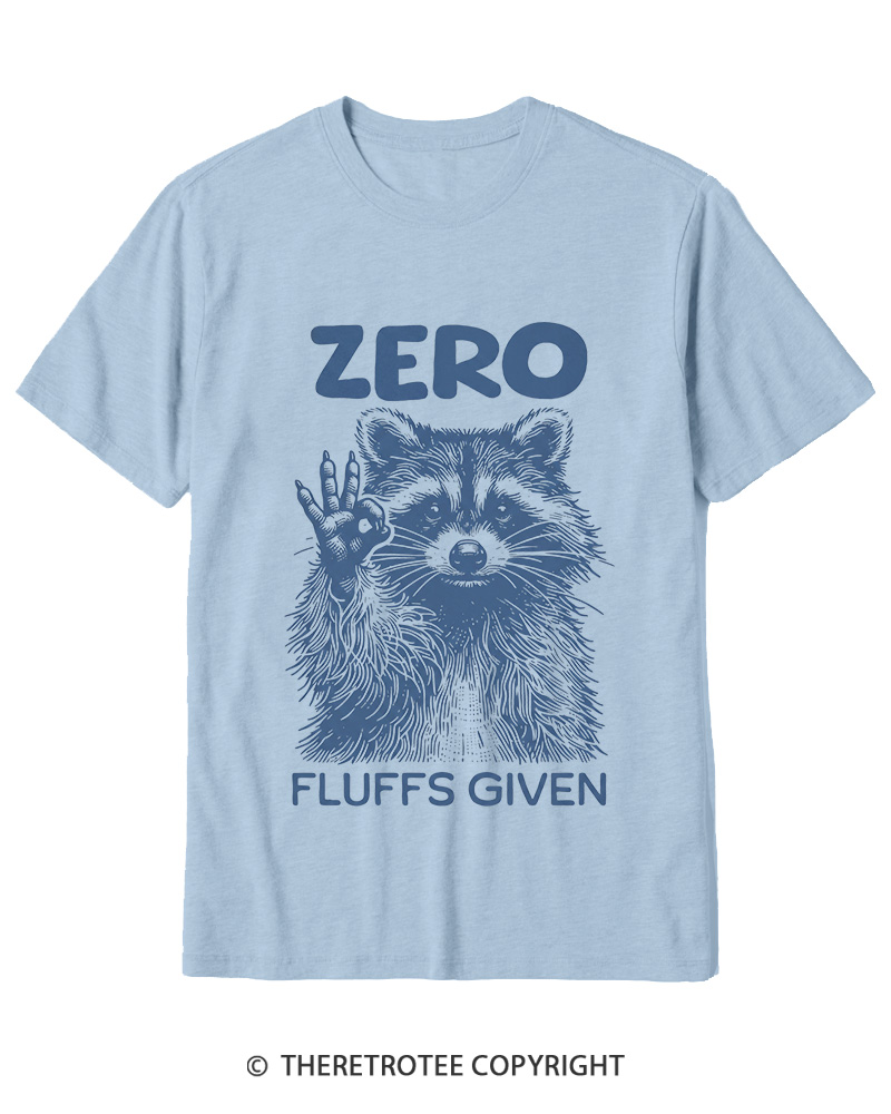 TheRetroTee Zero Fluffs Given 1980s Cotton T-Shirt