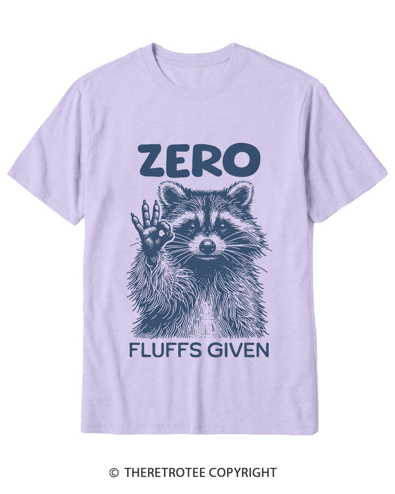 TheRetroTee Zero Fluffs Given 1980s Cotton T-Shirt