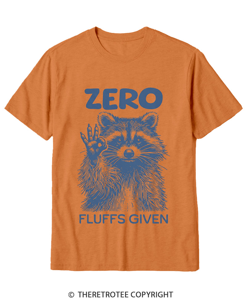 TheRetroTee Zero Fluffs Given 1980s Cotton T-Shirt